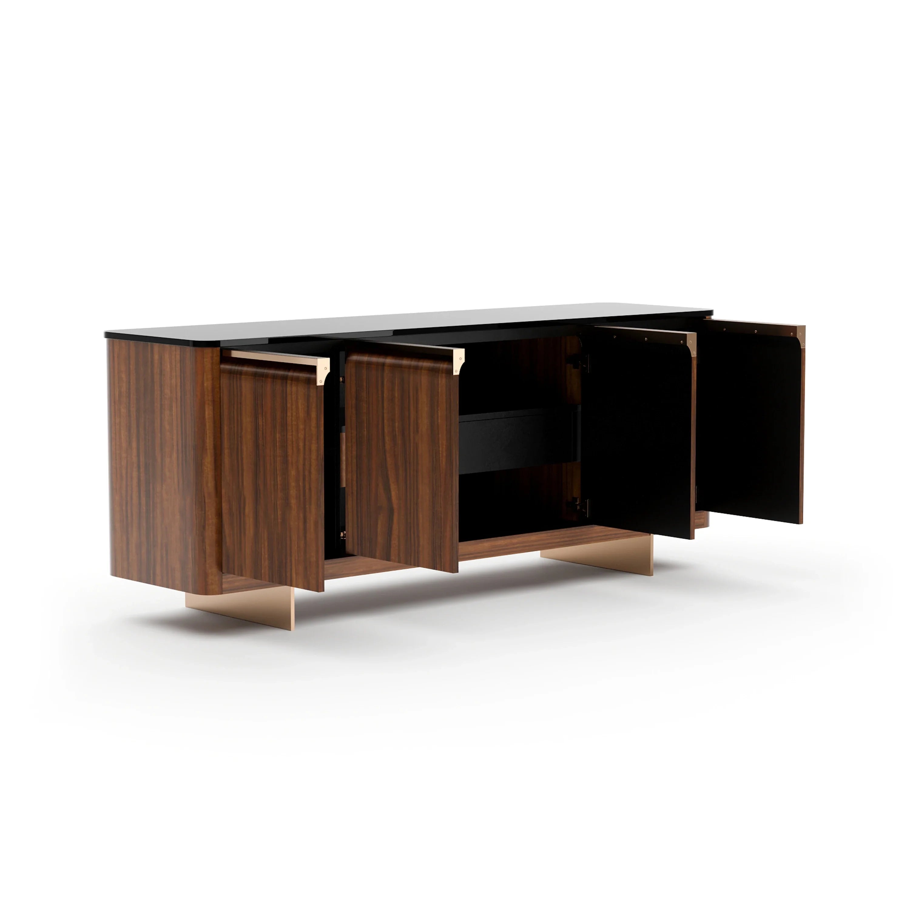 Altura Glass Top Sideboard – Sideboards & Buffets by Caracole | Sutter & Vale