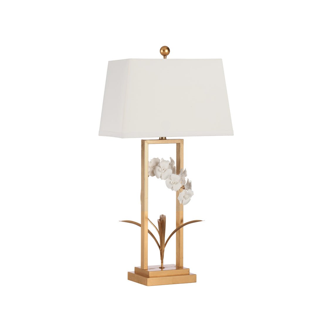 Cain Orchid Lamp in 33.5 / Metal - Chelsea House