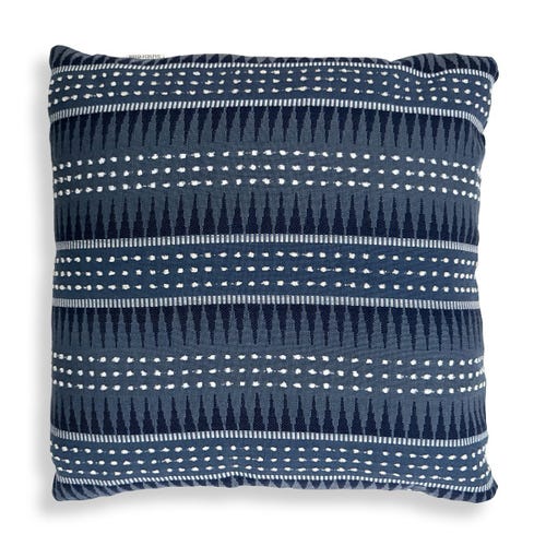 Backgammon Outdoor Pillow, Slate