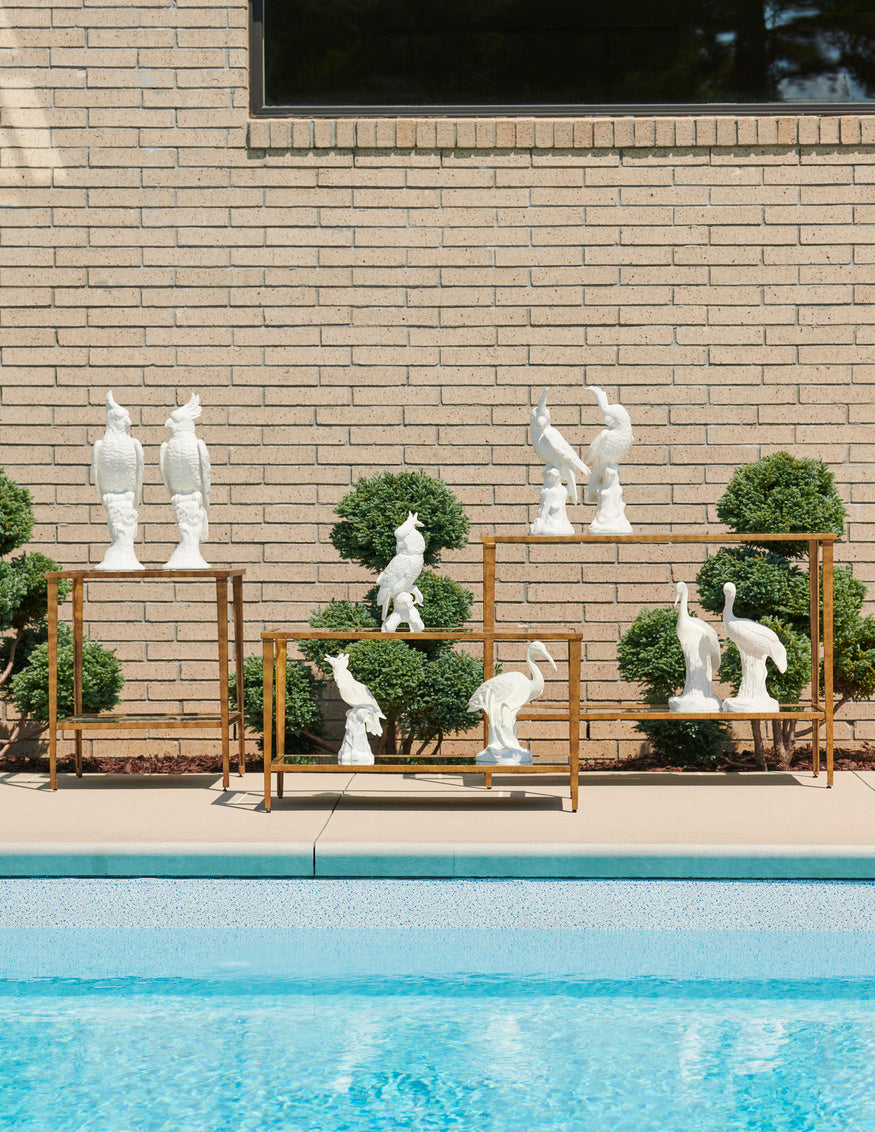 Carson Console - Gold in 30 / Iron - Chelsea House