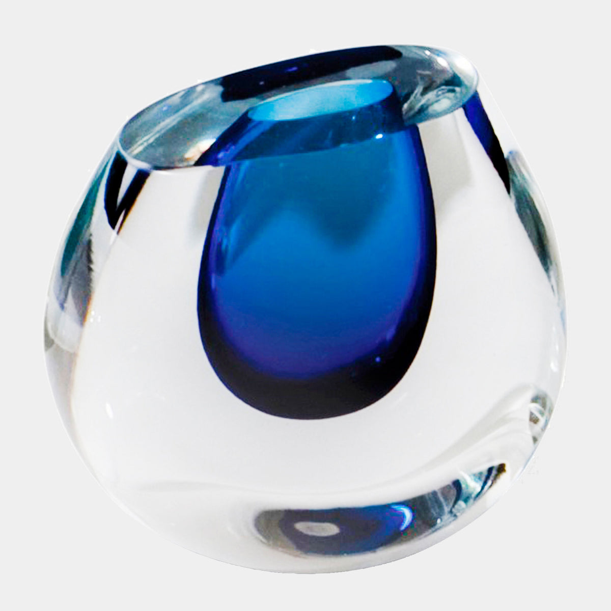 Color Drop Vase-Blueberry