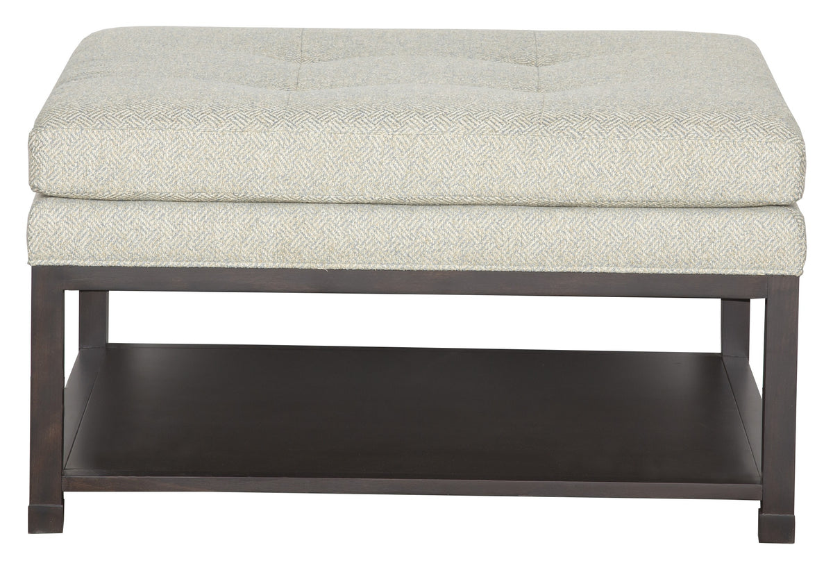 Dryer Leather Cocktail Ottoman (L-6602-36) - Fairfield Chair