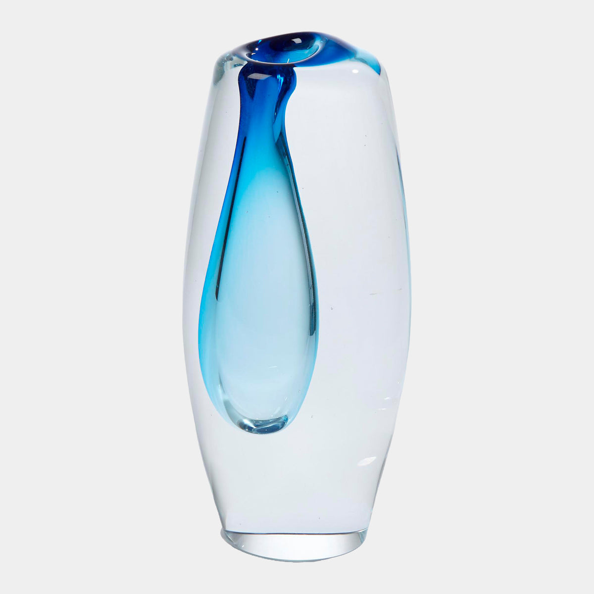 Offset Vase-Light Blue-Lg