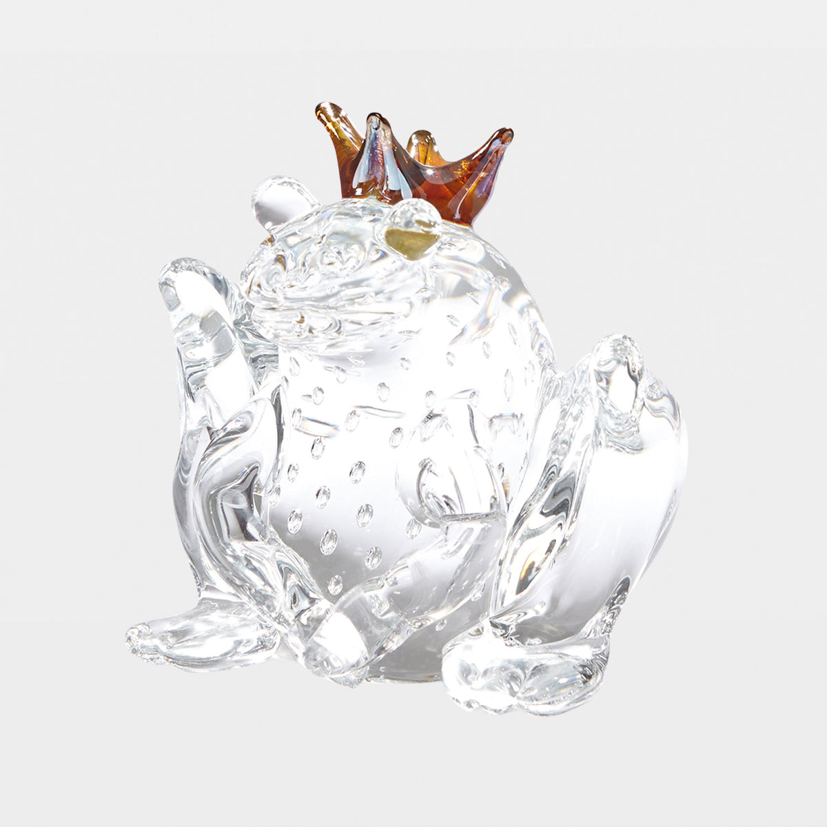 Frog Prince-Clear w/Bubbles