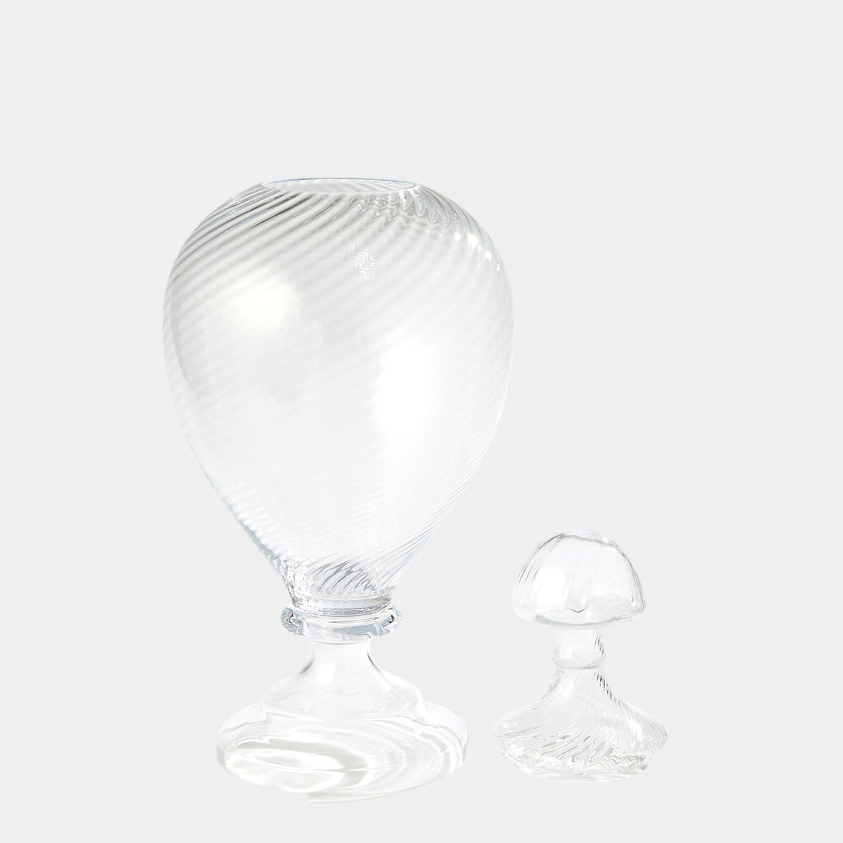 Gwendolyn Glass Lidden Jar