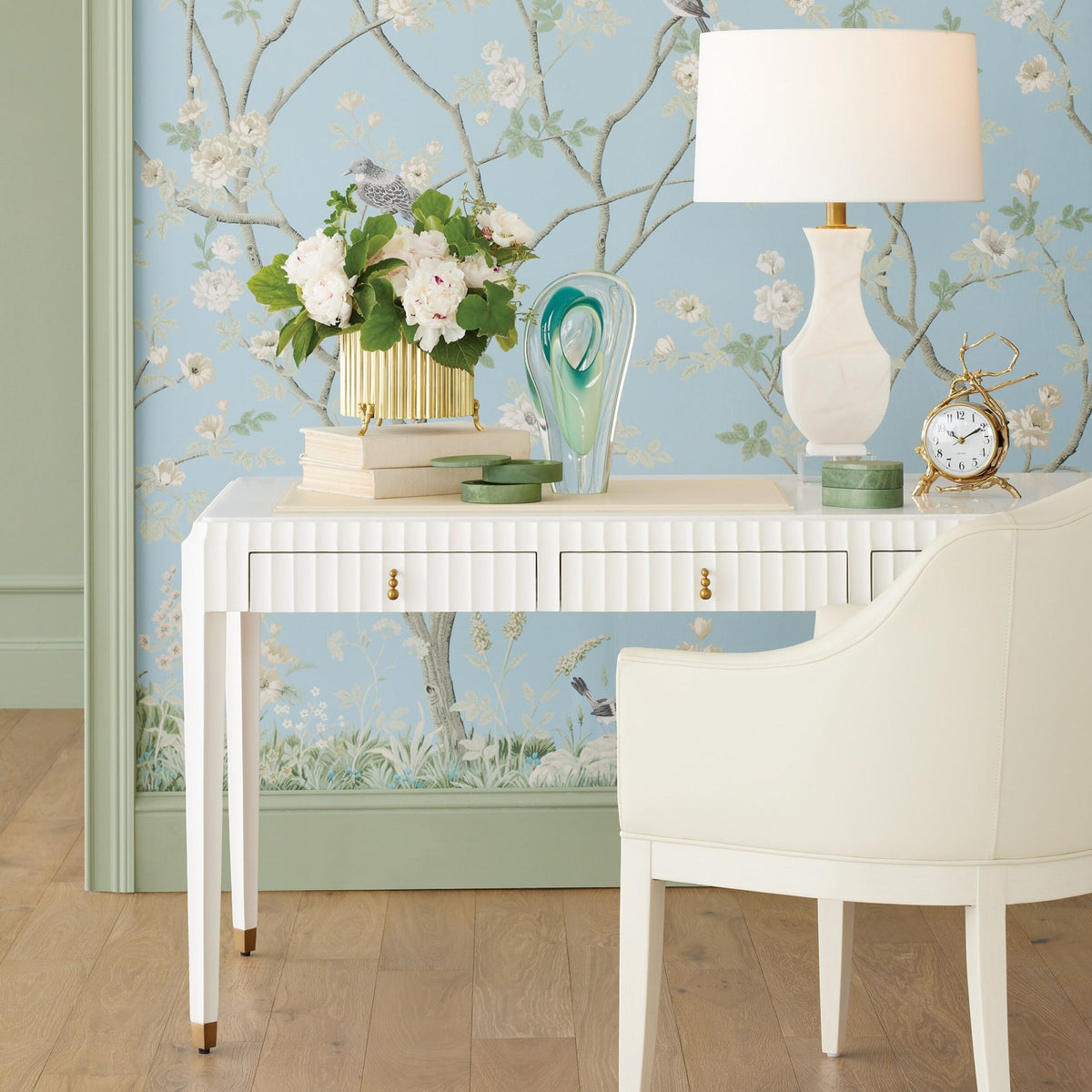 Double Vase-Wintergreen