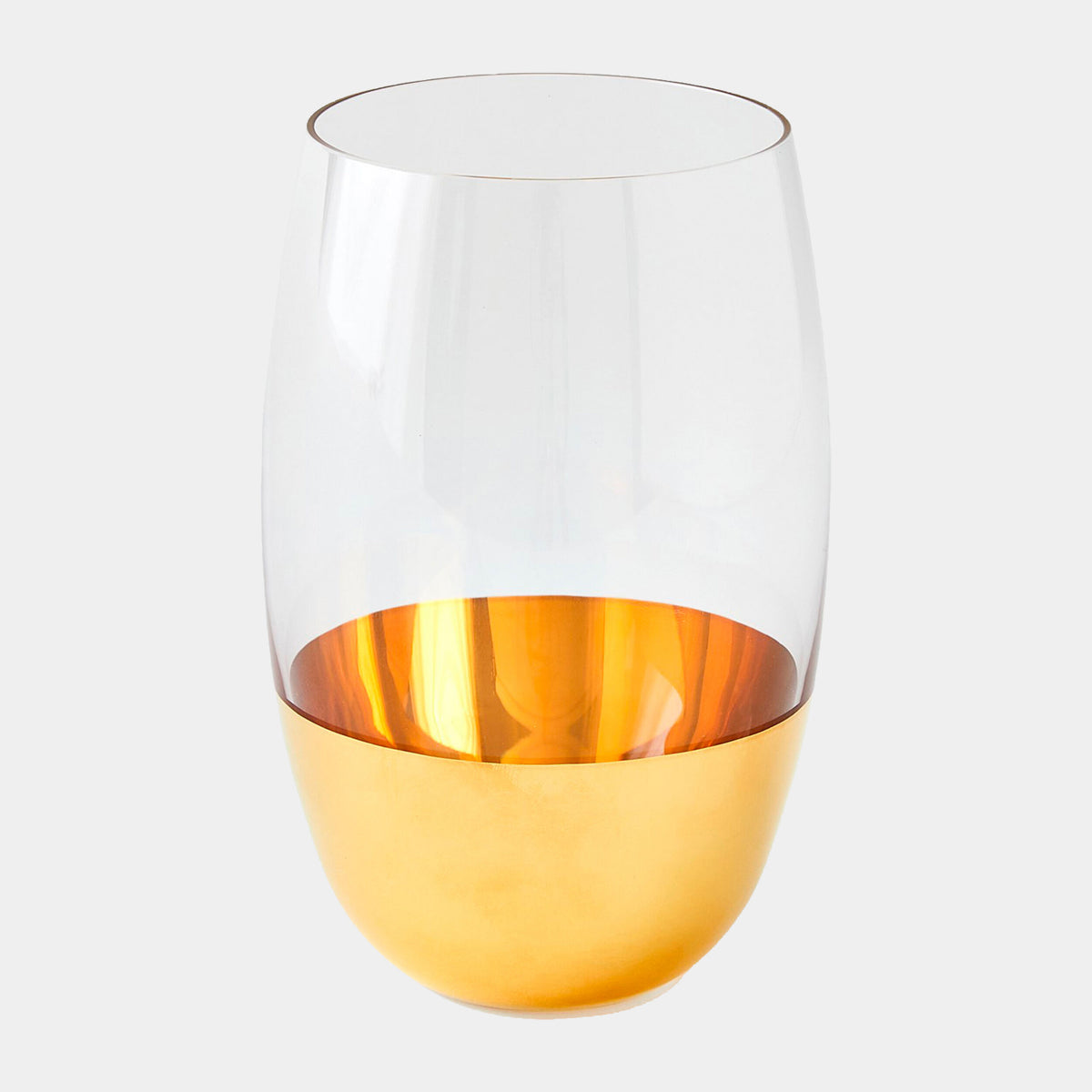 Metallic Orb Highball Glass-Gold