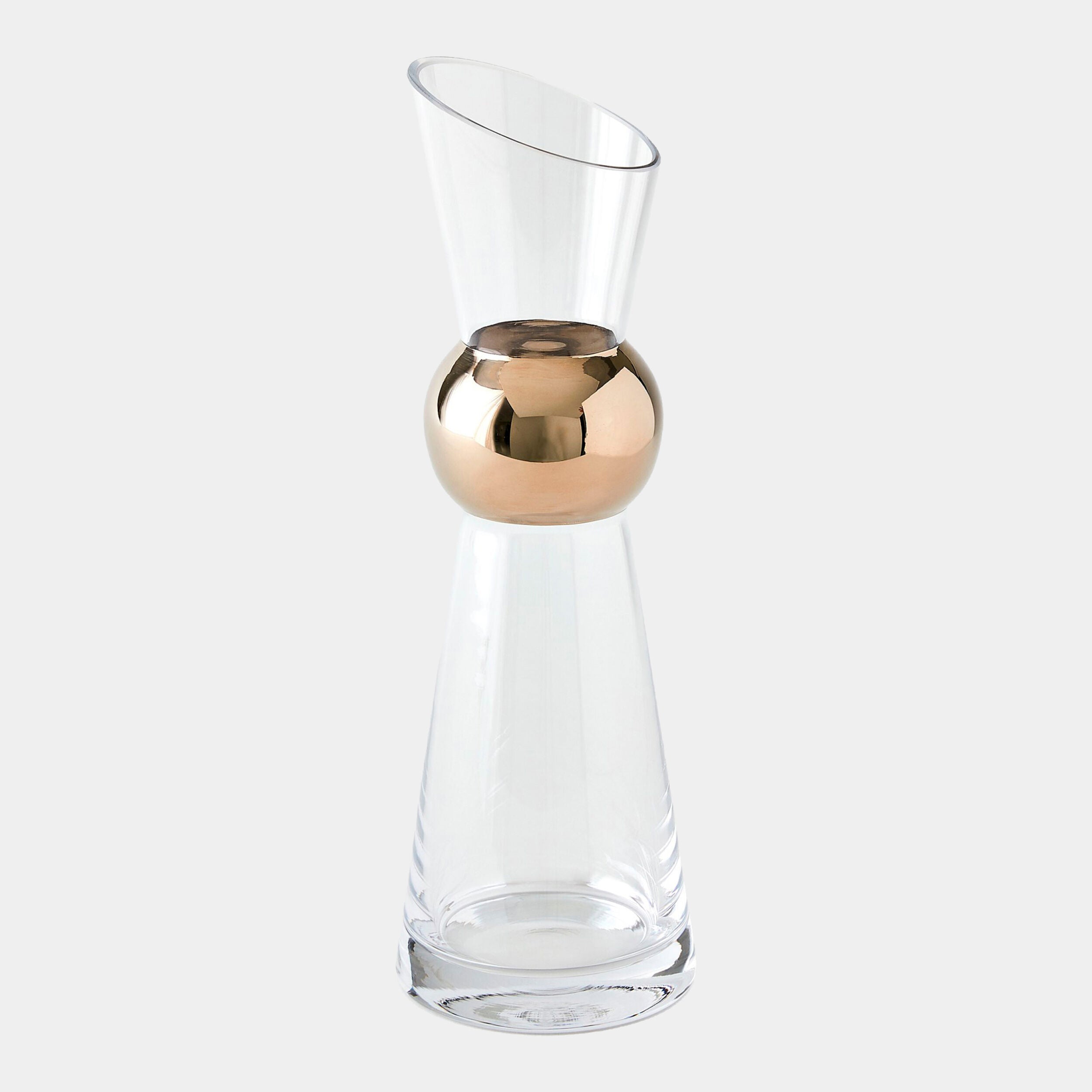 Metallic Orb Carafe-Platinum-Sm