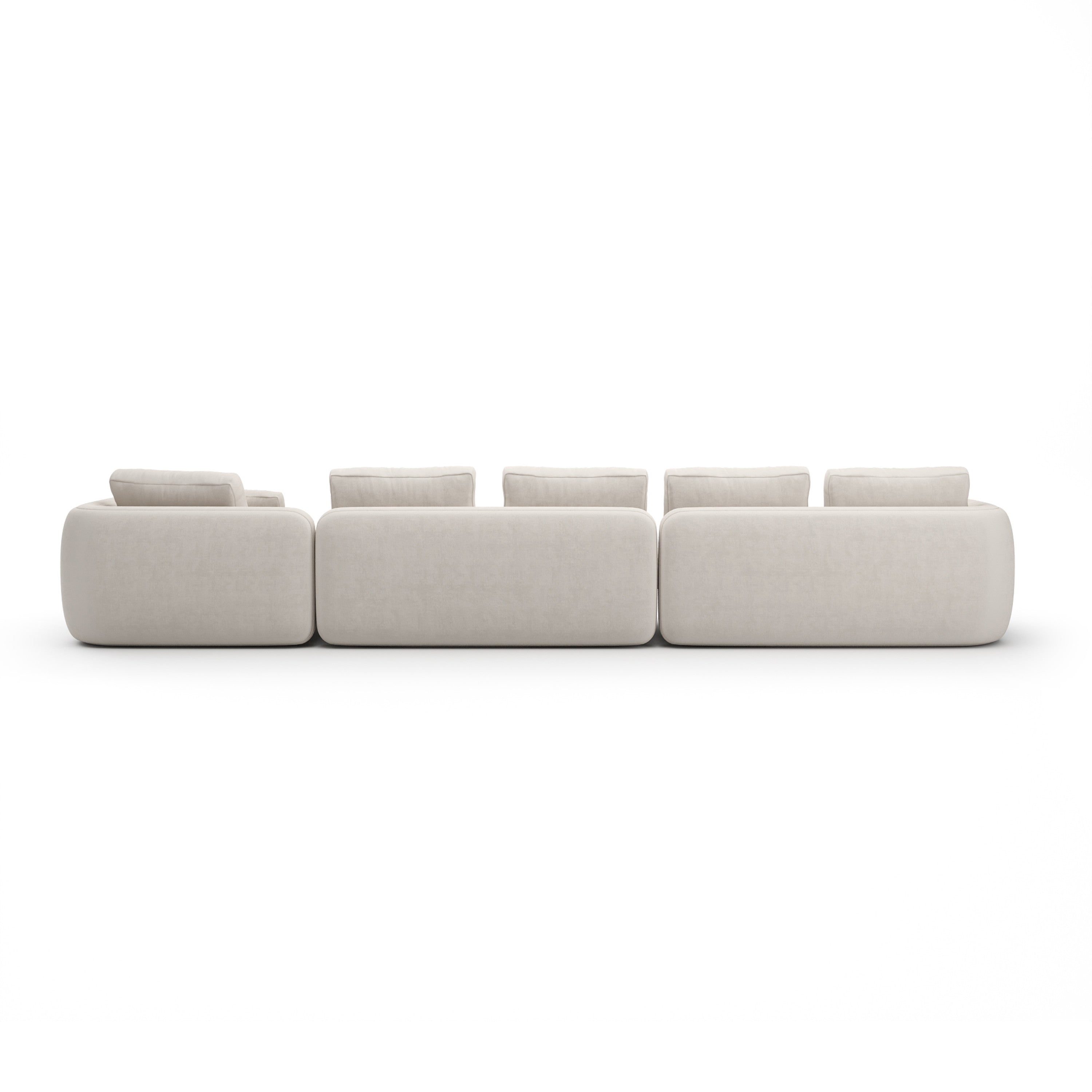 Overlap Right Chaise Sec Large Ecru – Sectionals by Caracole | Sutter & Vale