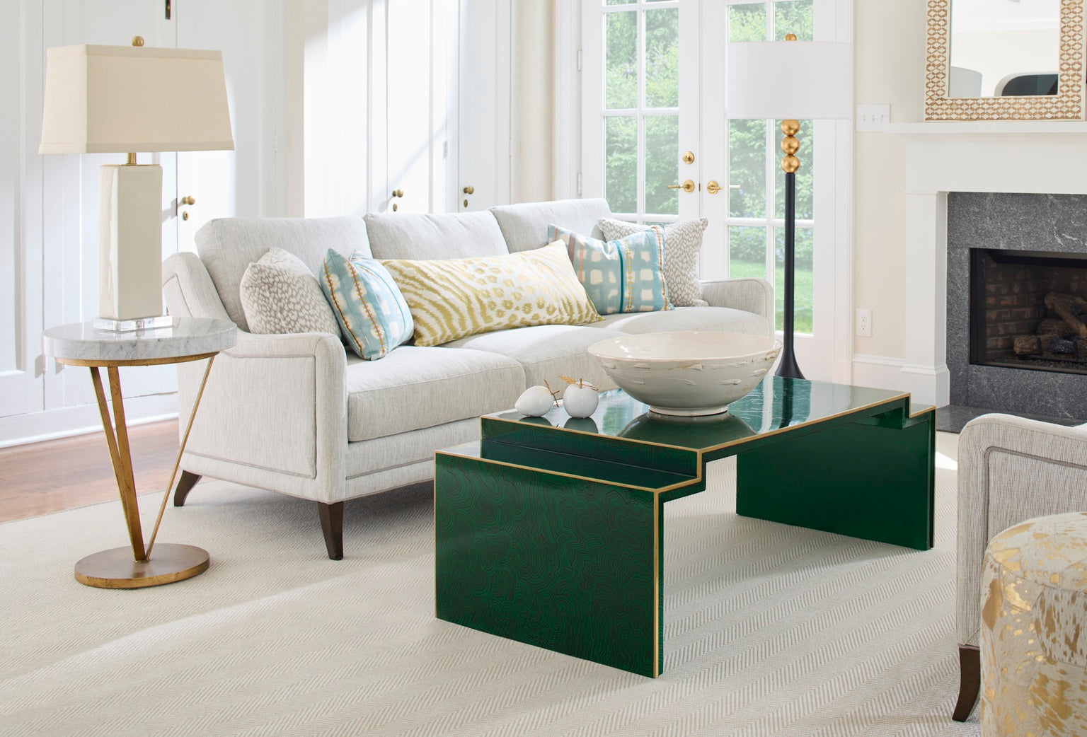 Trifold Table in 25 / Iron - Chelsea House