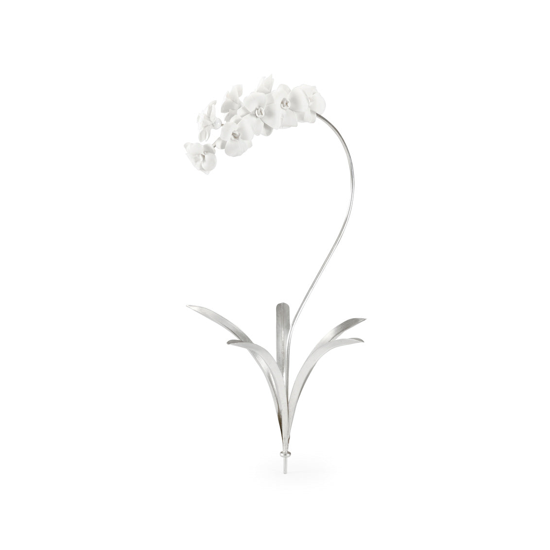 Orchid Stem - Silver (Med) in 27 / Ceramic/Porcelain - Chelsea House