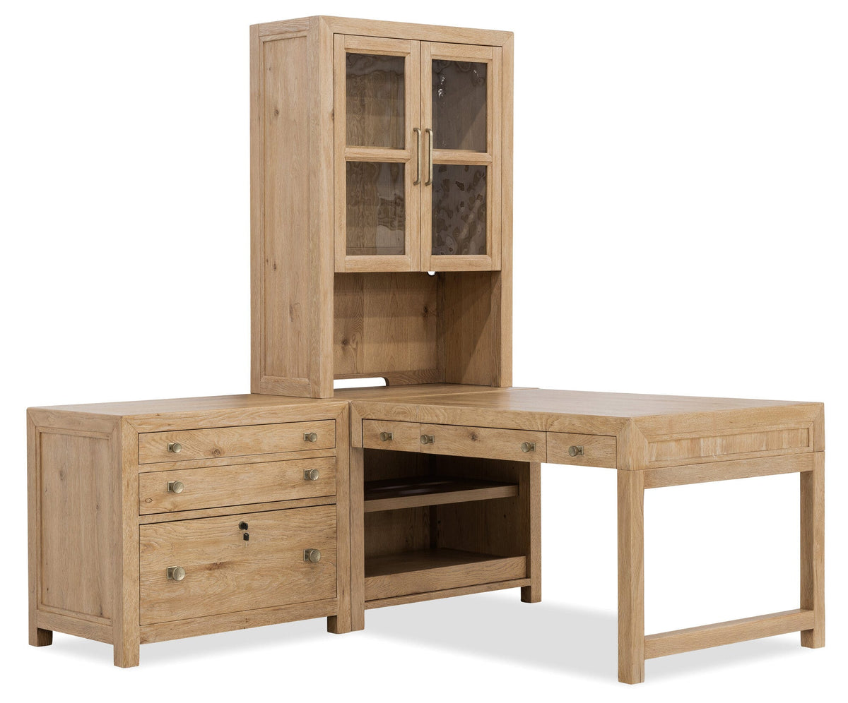 Driftwood 50-inch Modular Peninsula Desk Top