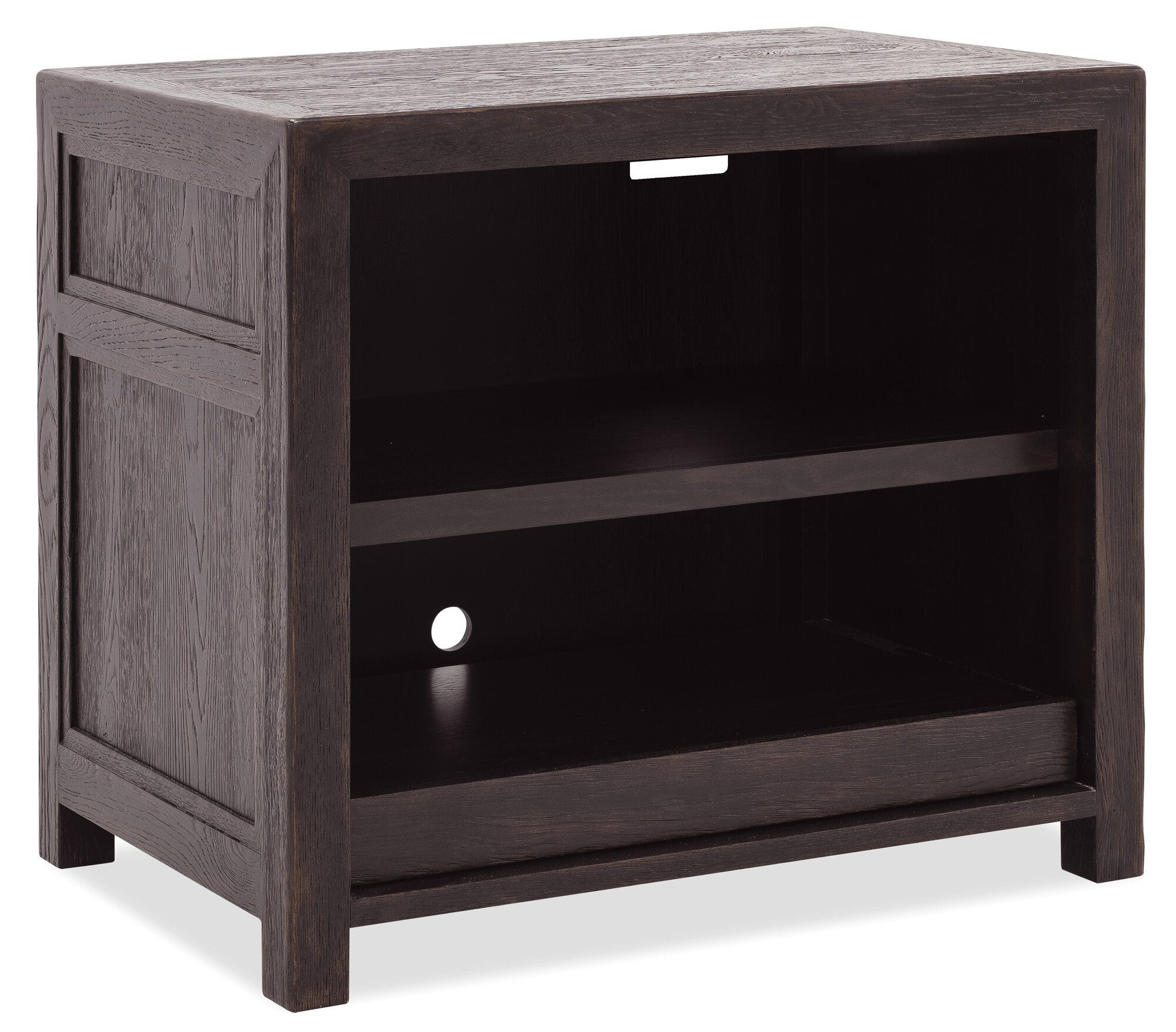 Driftwood Open Shelf Cabinet