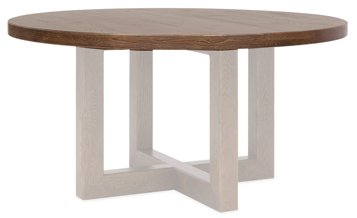 Driftwood 60in Round Dining Table Top