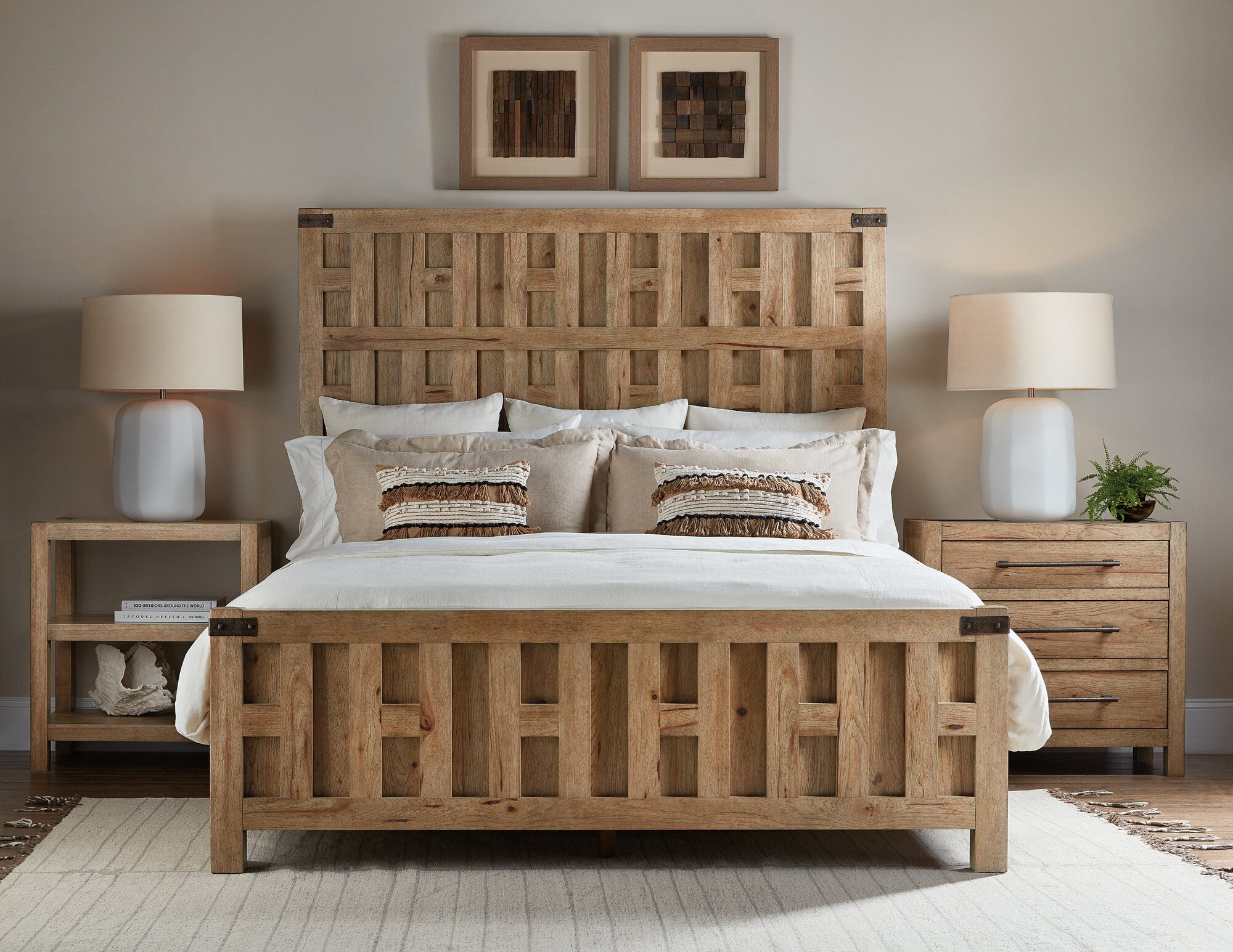 Vineyard Row Three-Drawer Nightstand
