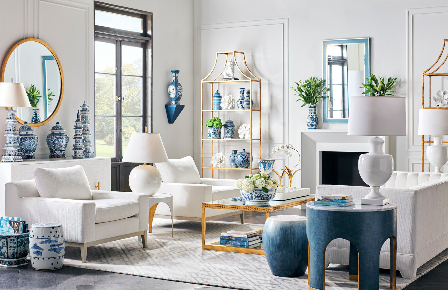 CLASSIC GILT SHELF in 96 / Iron - Chelsea House