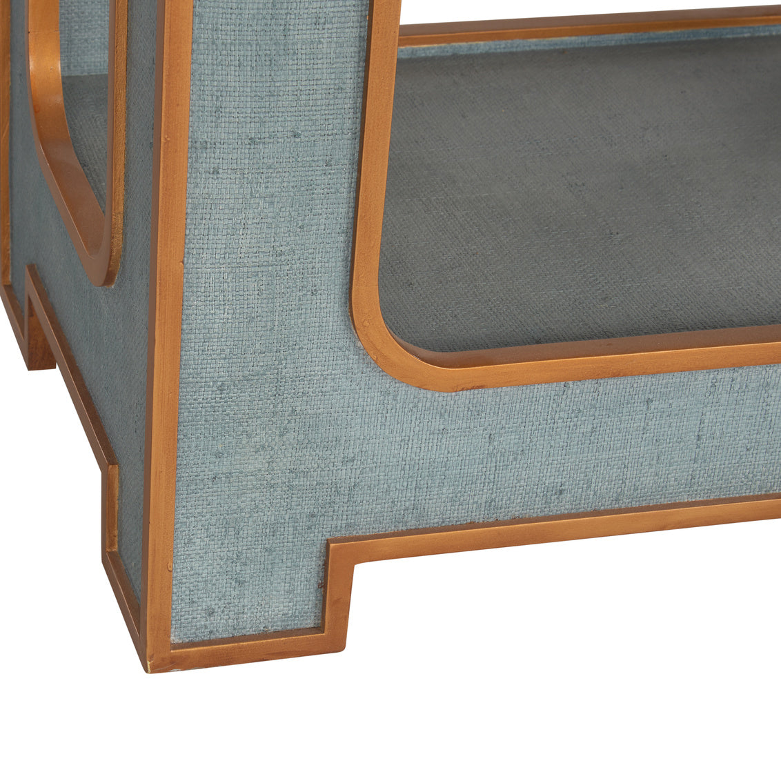 Yangon Console - Blue in 34.5 / Wood - Chelsea House