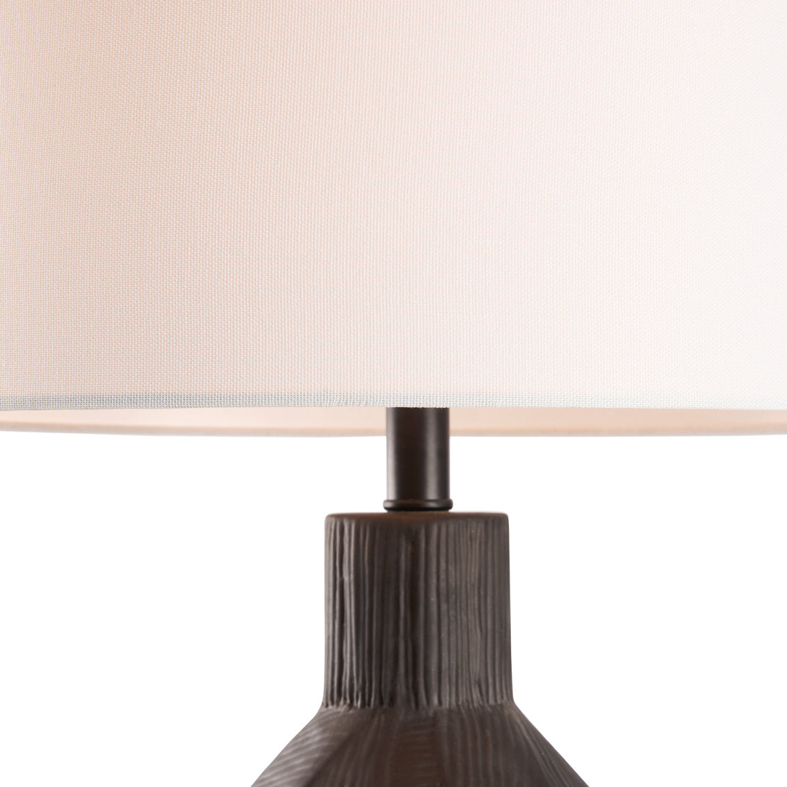 Furrow Lamp - Black in 32.5 / Ceramic/Porcelain - Chelsea House