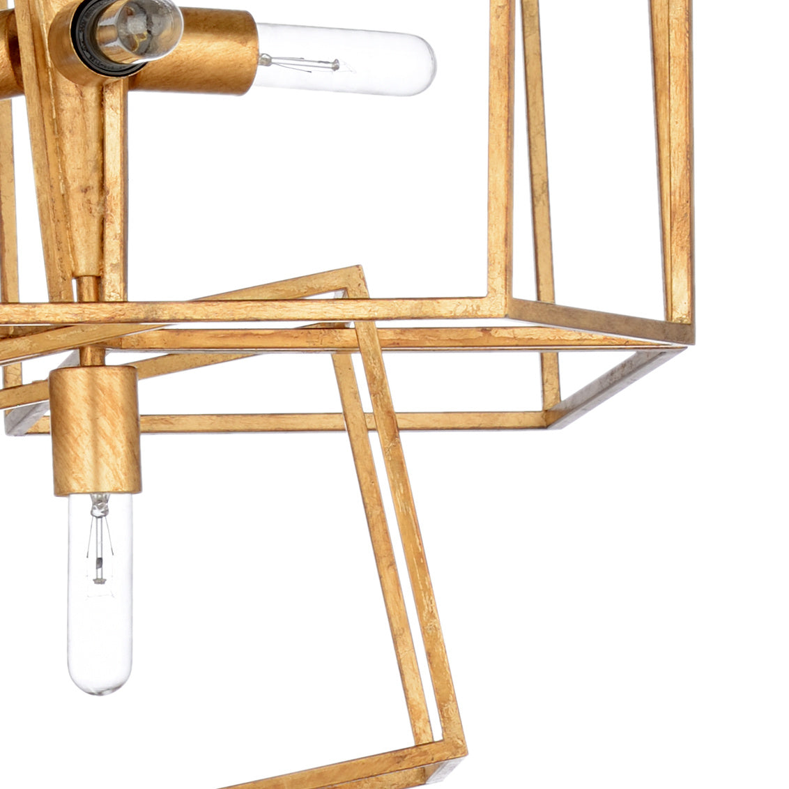 CUBIST CHANDELIER - GOLD
