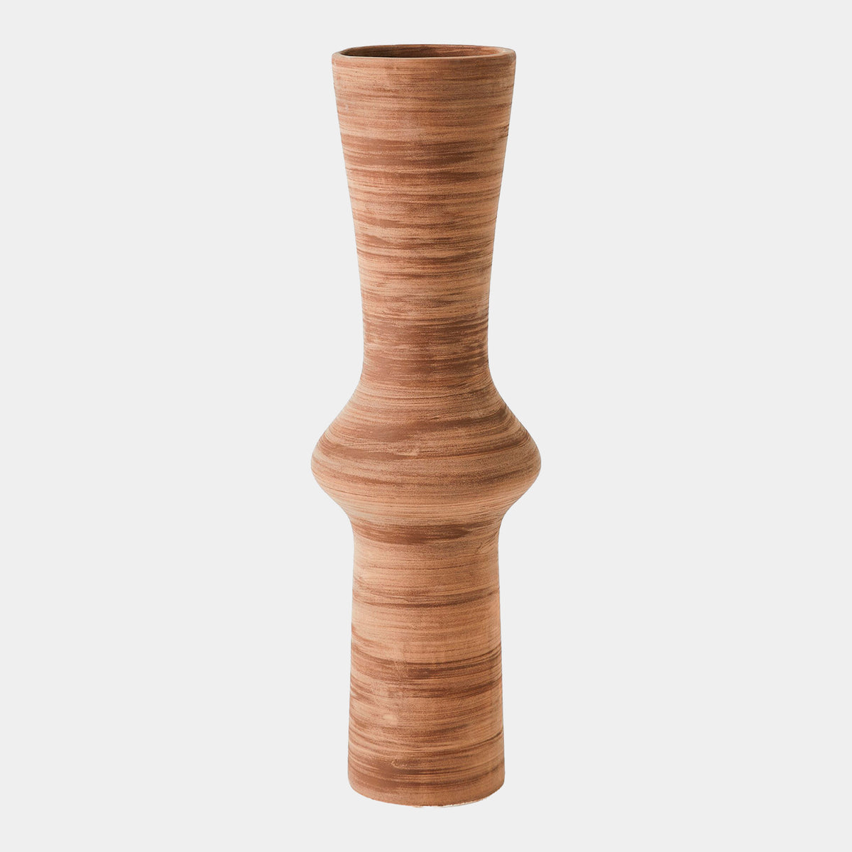 Expo Vase-Brown-Low Neck