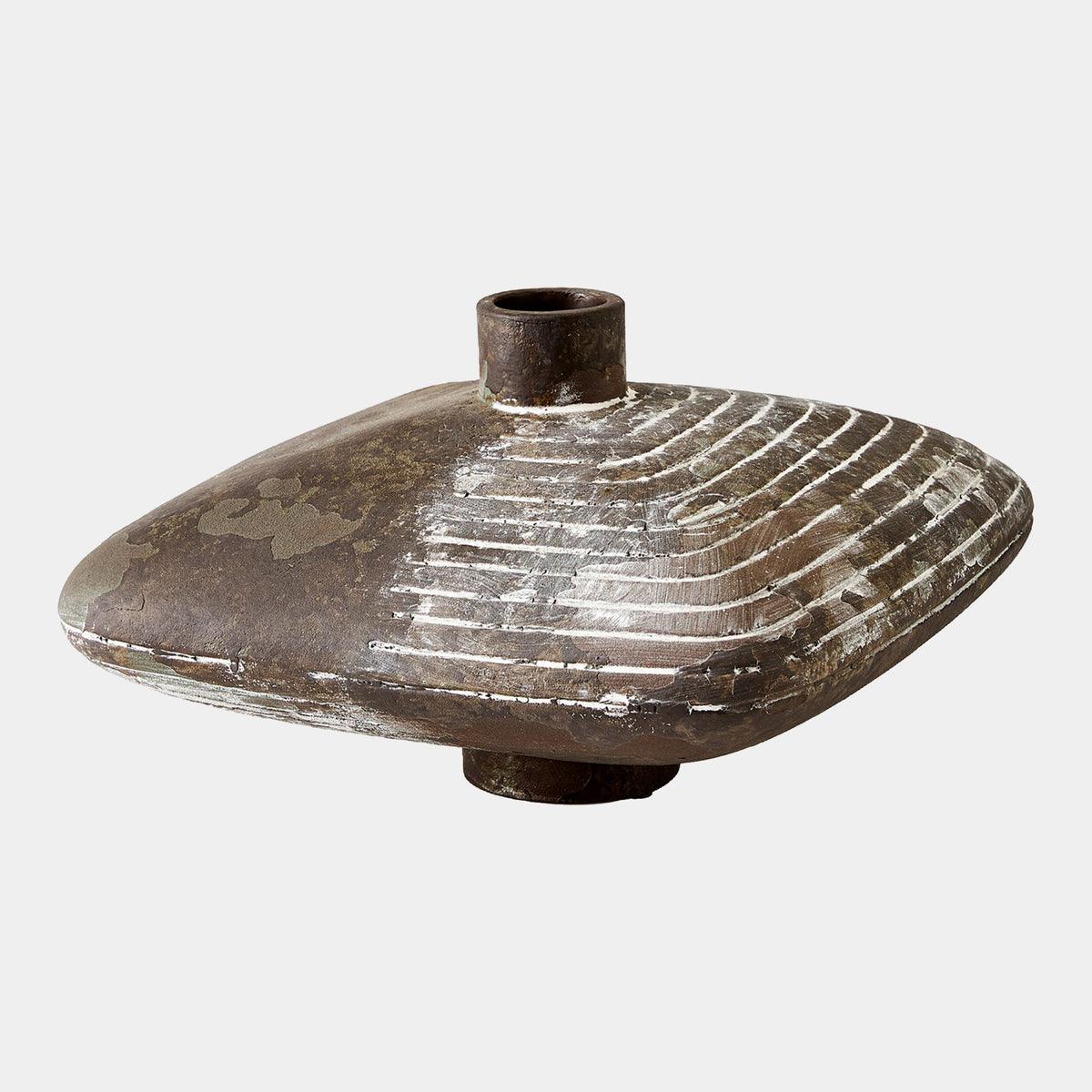 Harbog Lantern Vase-Soot-Wide