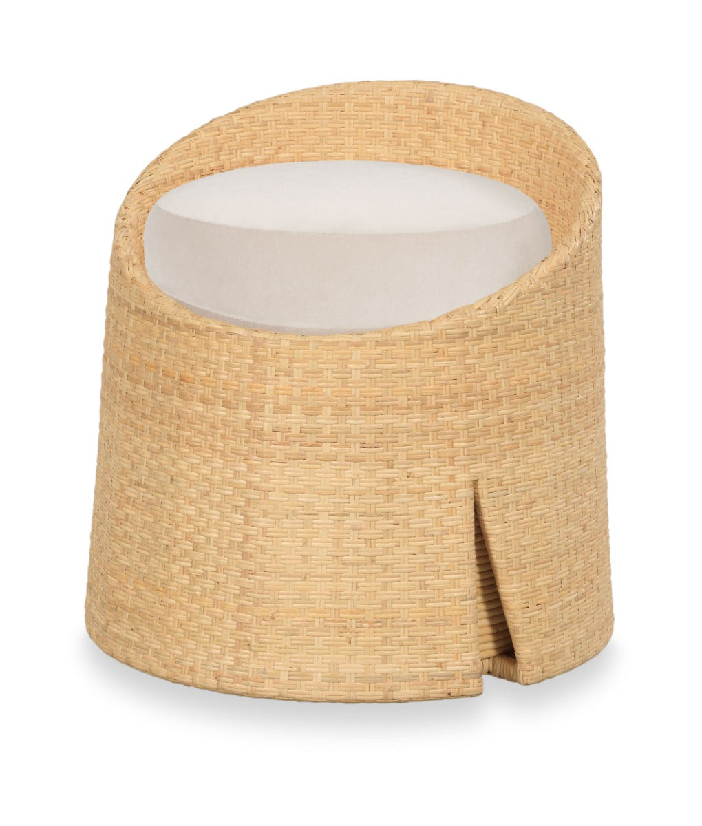 Japandi Swivel Ottoman