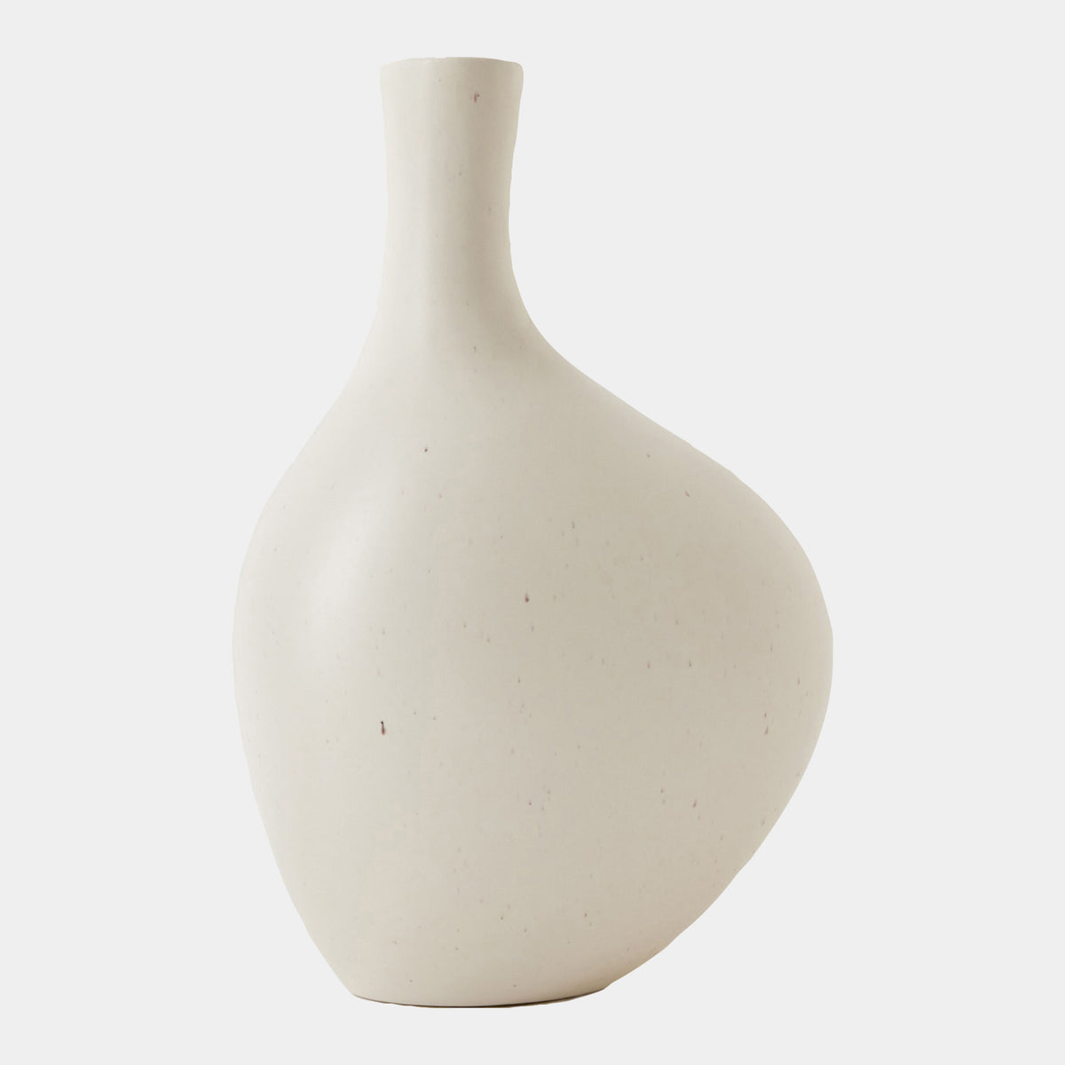 Obey Vase-Ivory-Lg