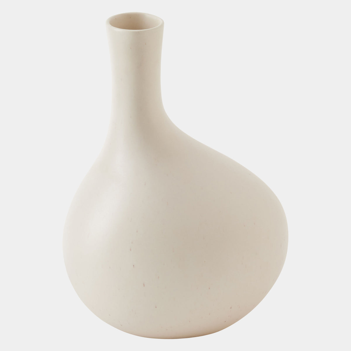 Obey Vase-Ivory-Med