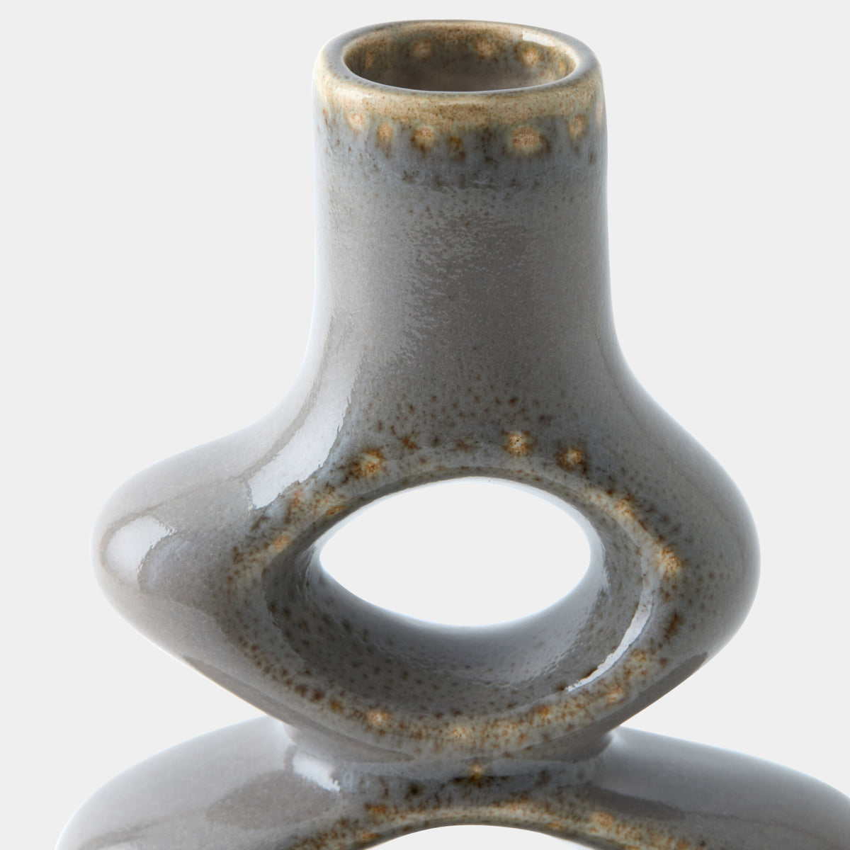 Token Vase-Gray Splotch-Sm