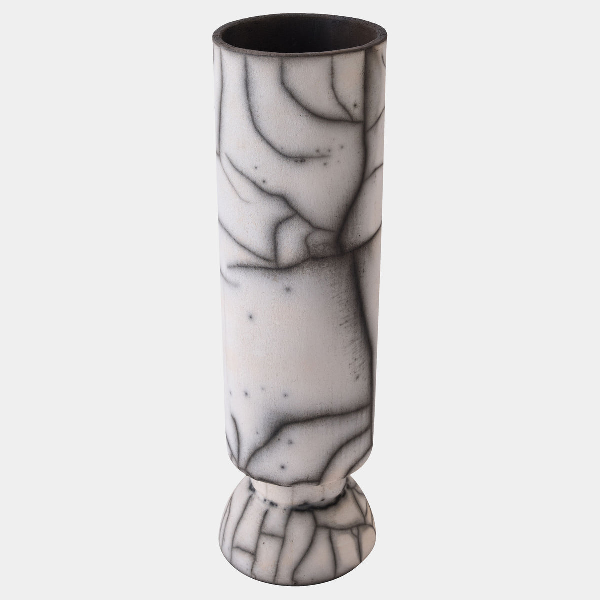 Trophy Vase-Naked Raku-Tall