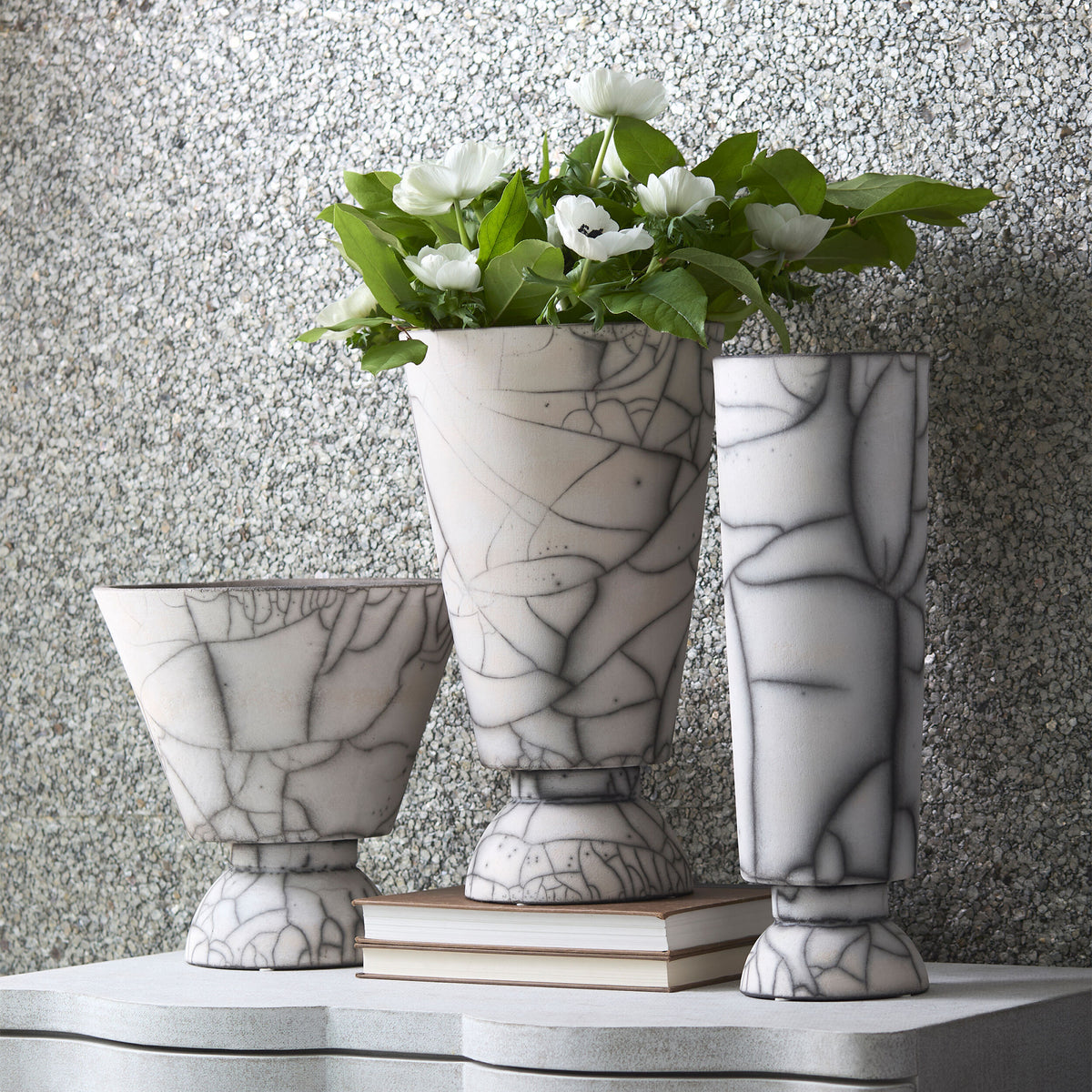 Trophy Vase-Naked Raku-Squat