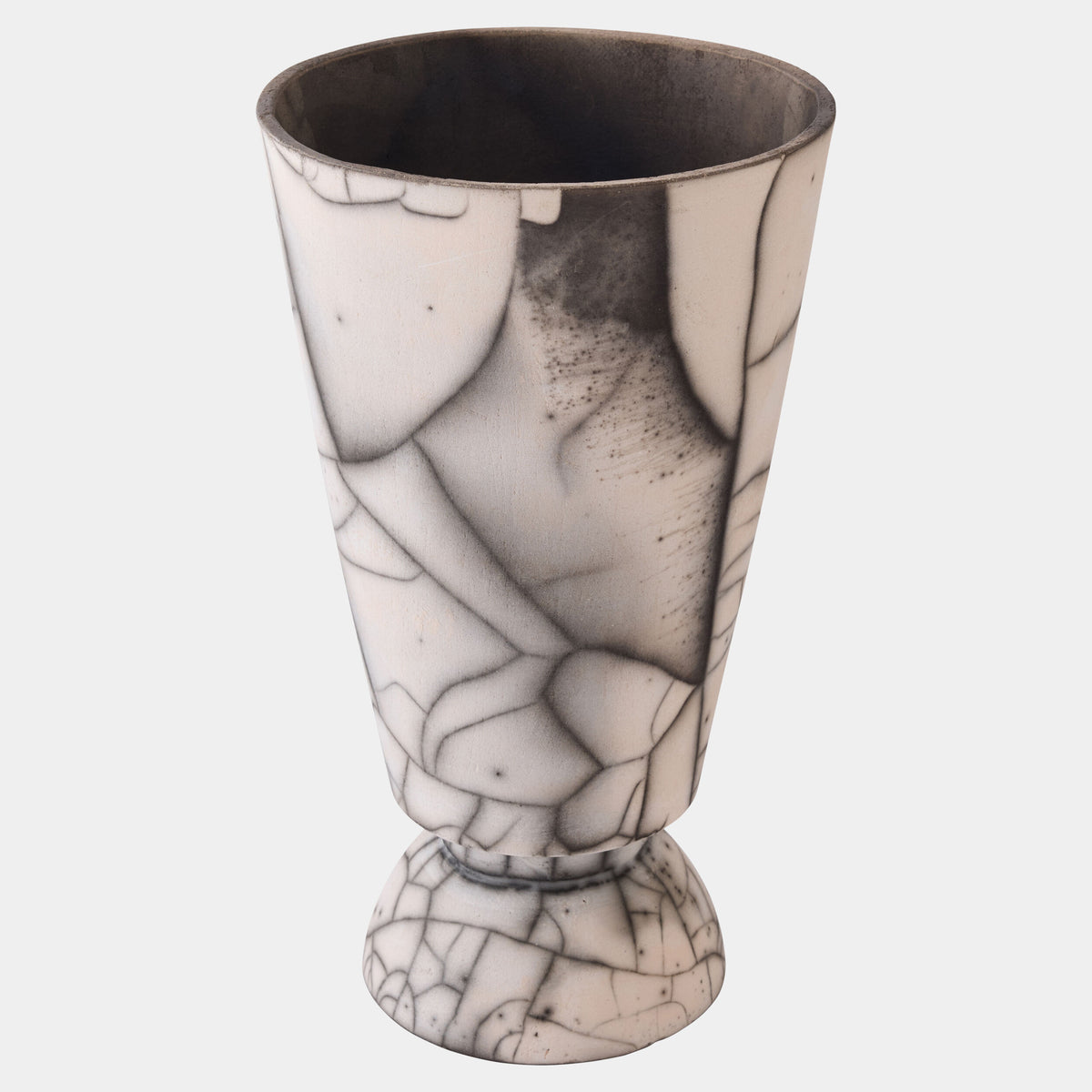 Trophy Vase-Naked Raku-Squat