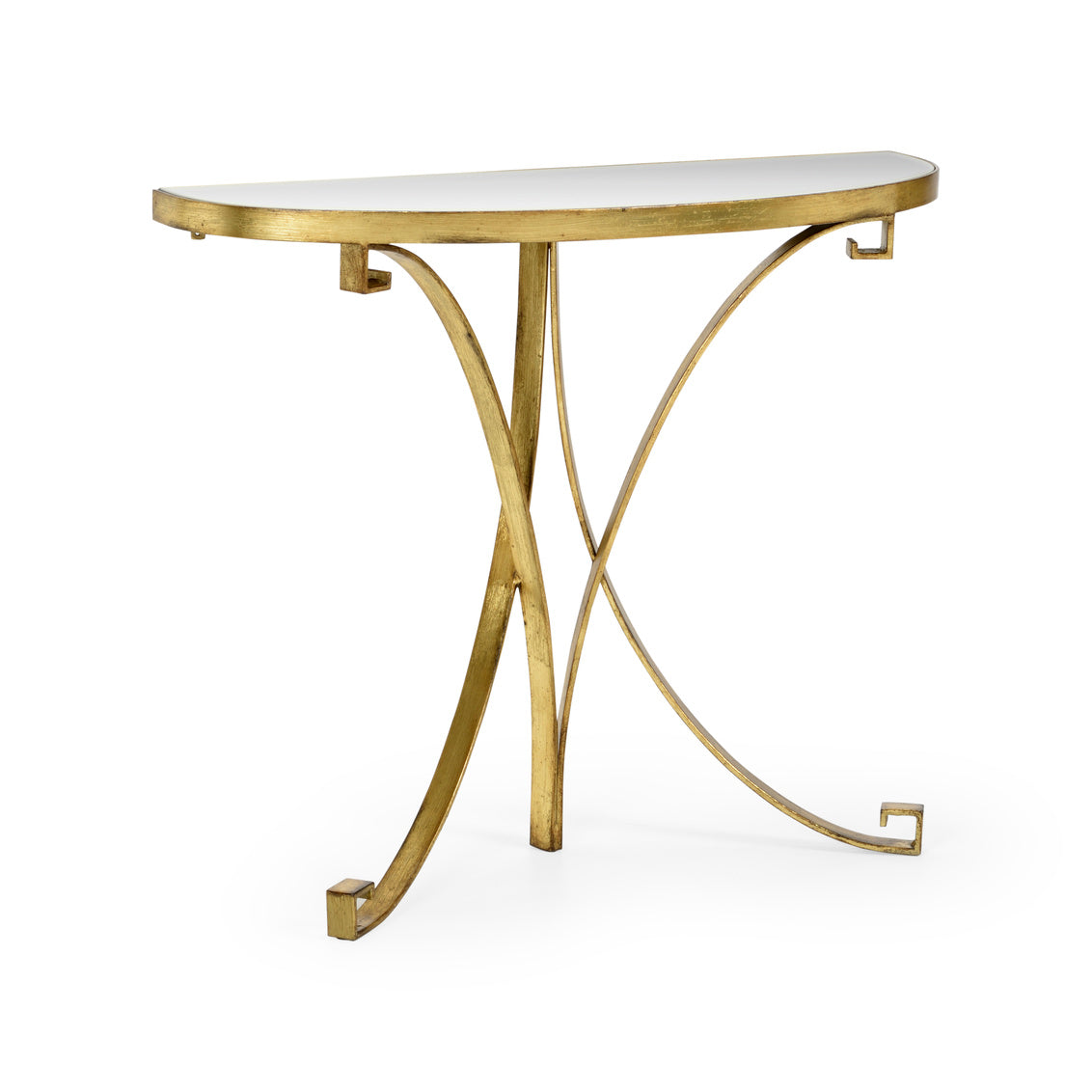 Cain Console - Gold in 33 / Metal - Chelsea House