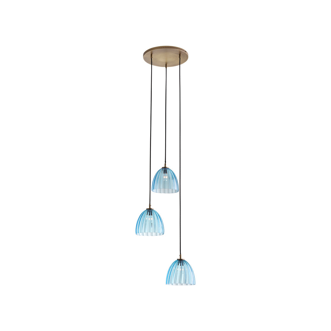 Caterina Triple Pendant - Aqua