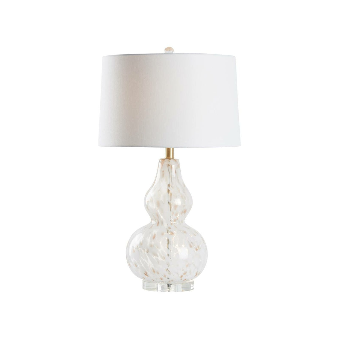 Emilio Table Lamp in Mottled Blue/Clear / Glass - Chelsea House