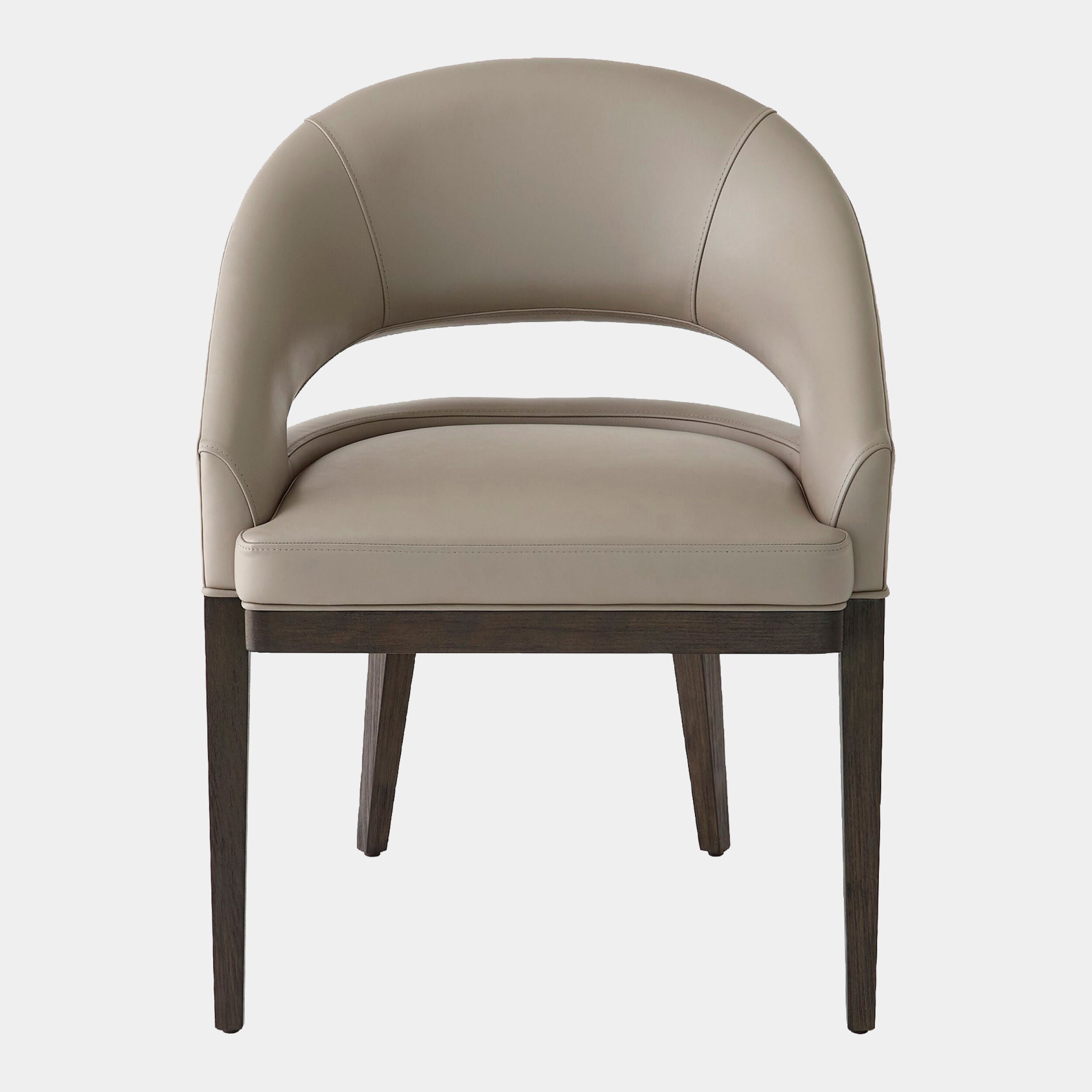 Alcott Dining Chair-Gray Leather