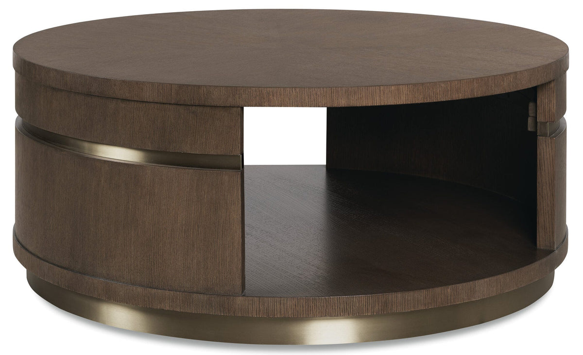 Commerce and Market Roll With It Round Cocktail Table