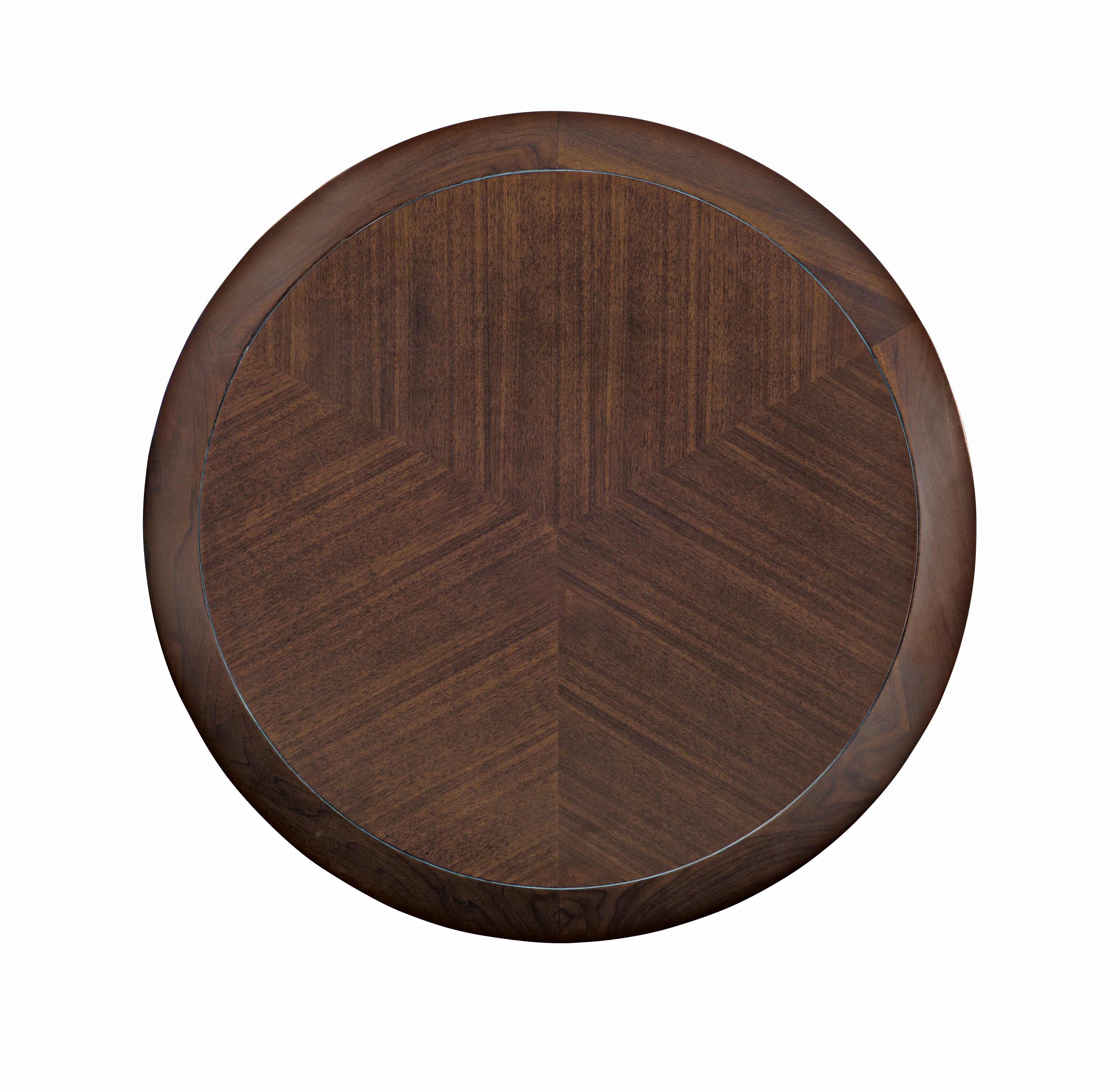 TRIAD COCKTAIL/SIDE TABLE in Walnut Veneers, Walnut Solids, Steel - Hickory Chair