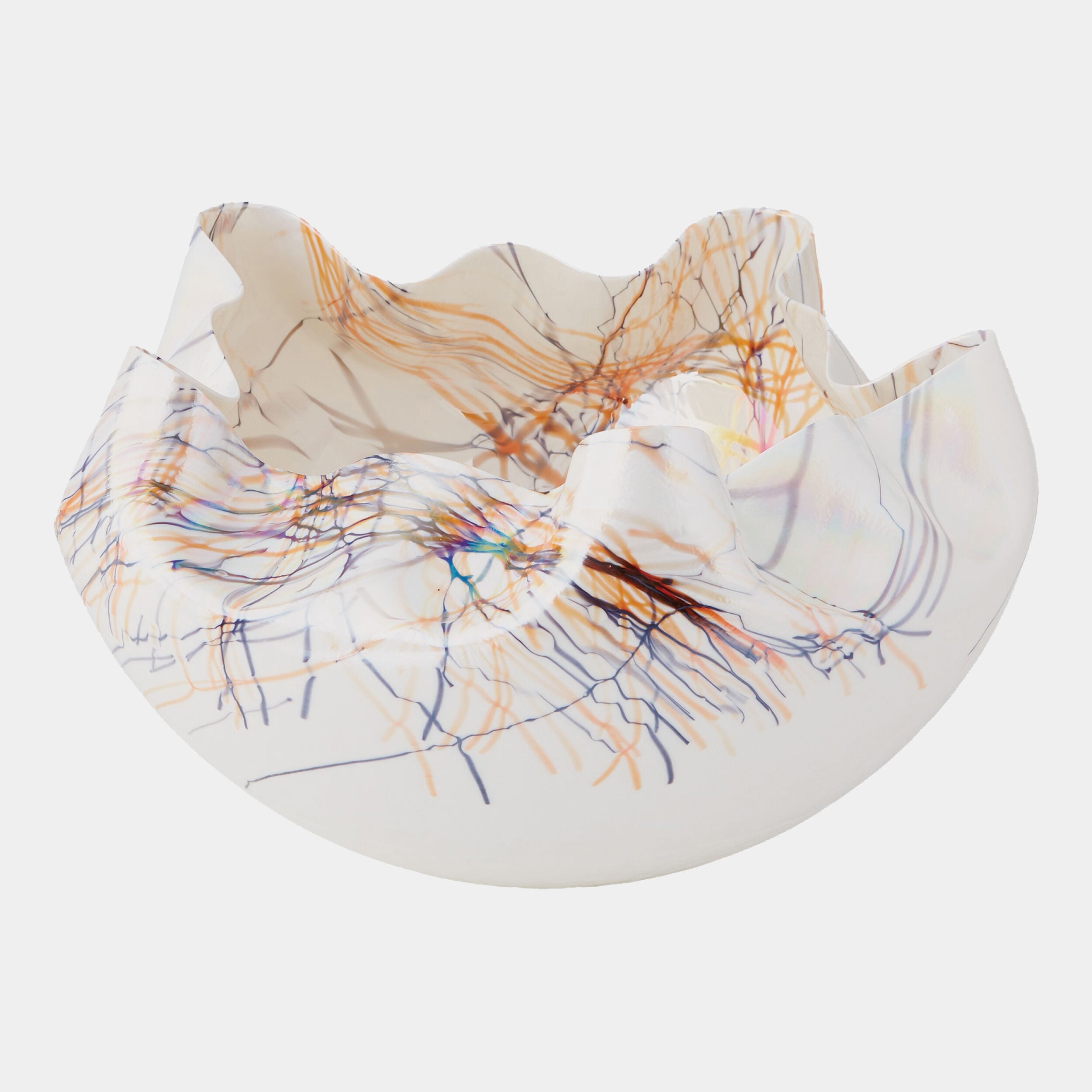 Cambrian Bowl-Orange/Blue