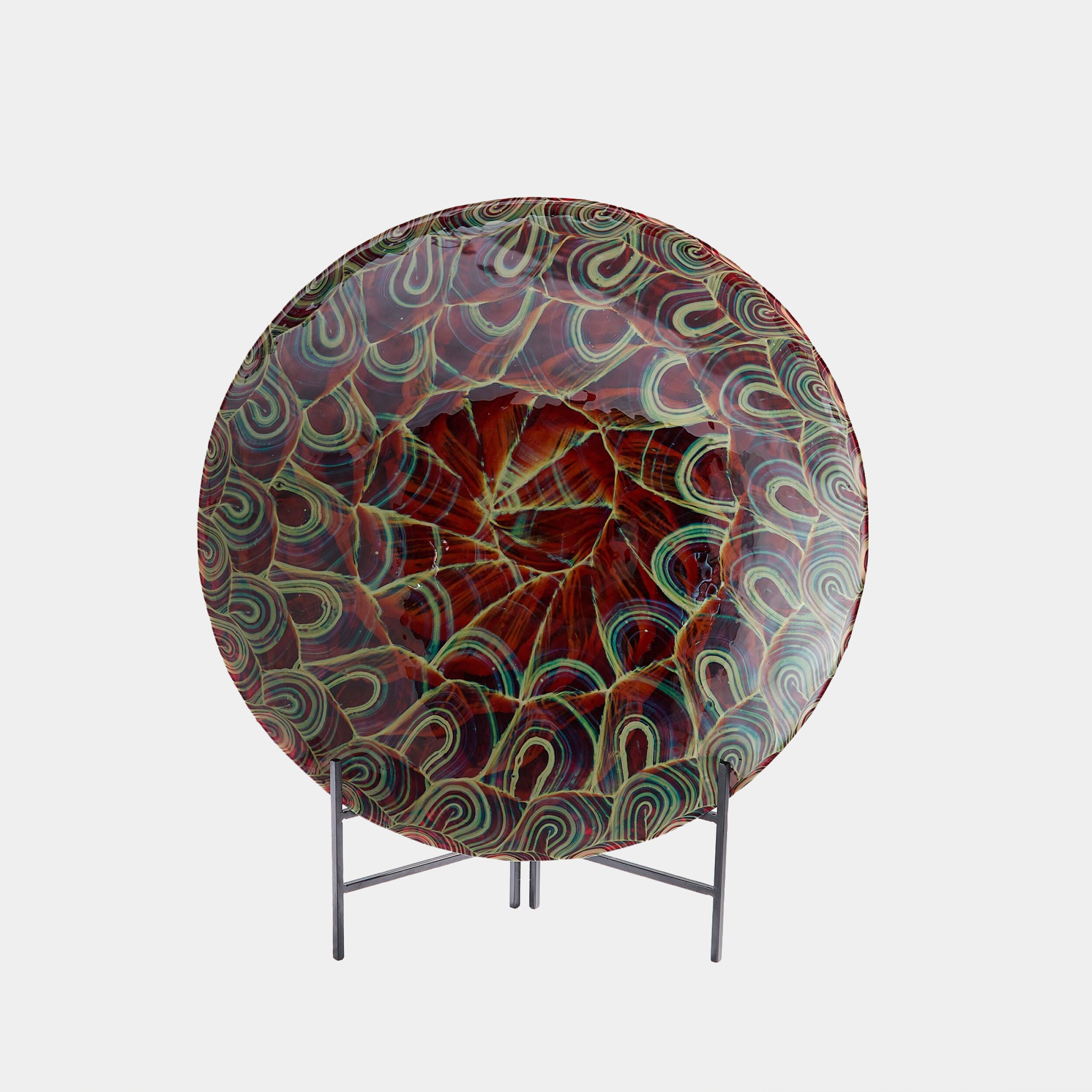 Kaleidoscope Centerpiece-Plum