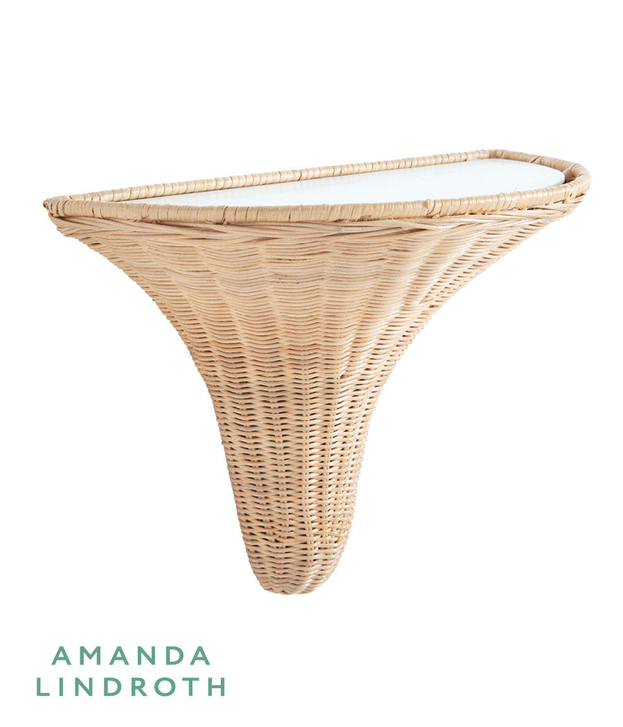 Baytree Wicker Bracket - Natural in Natural / Rattan - Chelsea House
