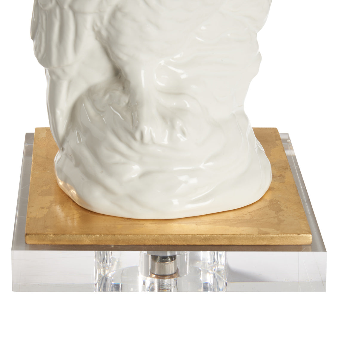 Hoot Lamp - Left in 27.5 / Ceramic/Porcelain - Chelsea House