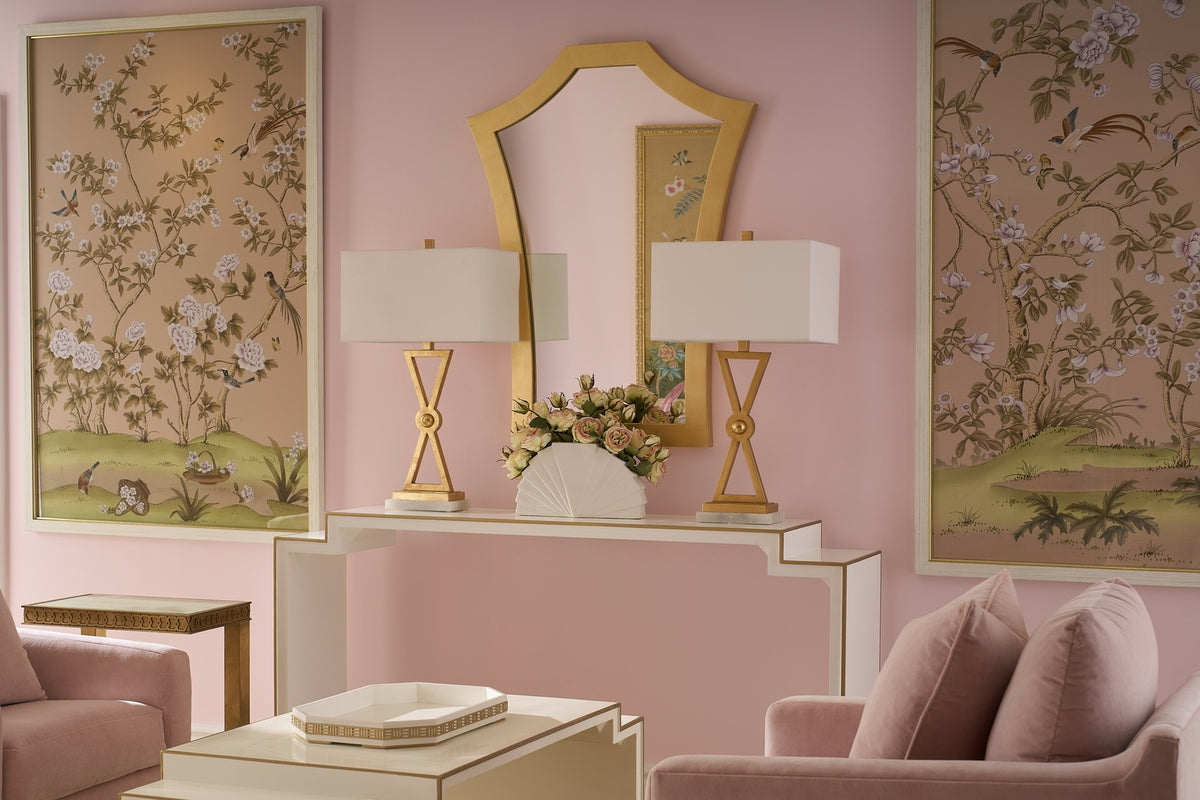Serafina Mirror - Gold Leaf