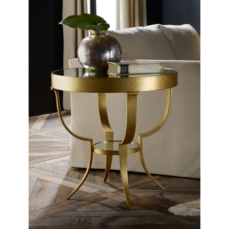 Wrought Gueridon End Table