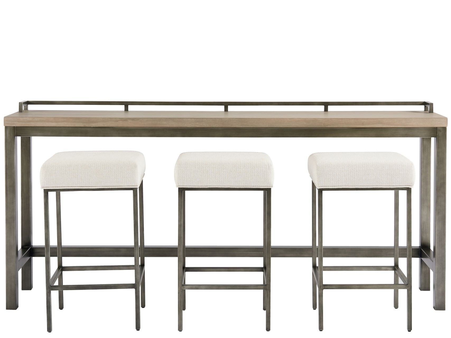Mitchell Console Table with 3 Stools