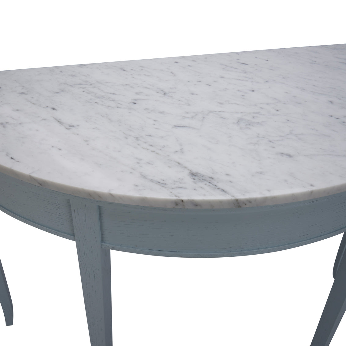 Brussels Demilune-Pale Blue in Pale Blue/Natural White / Wood - Chelsea House