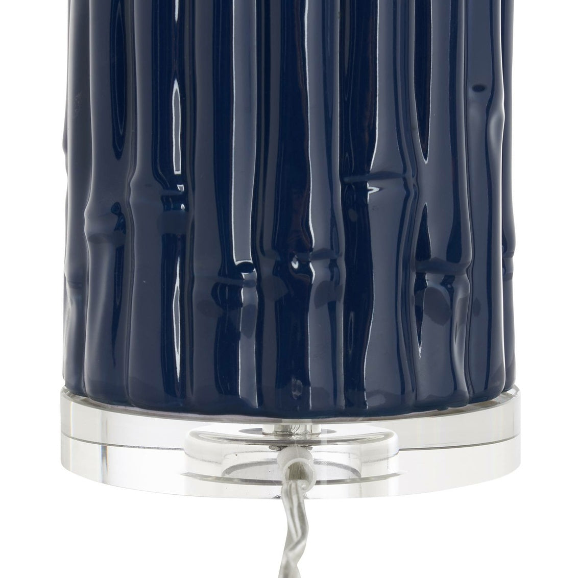 Bailey Table Lamp in Blue Glaze / Ceramic/Porcelain - Chelsea House