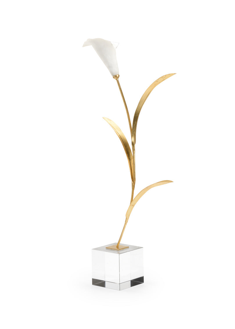 Calla Lily On Stand in 23.5 / Ceramic/Porcelain - Chelsea House