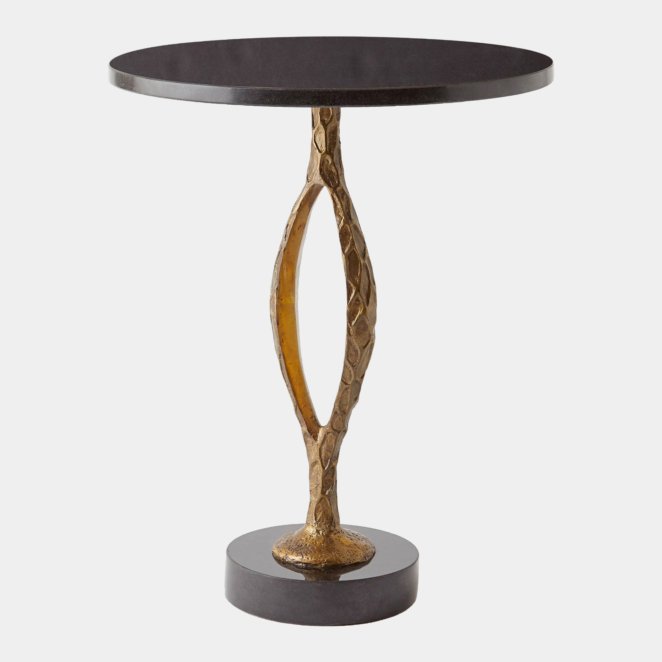 Pod Accent Table-Antique Gold