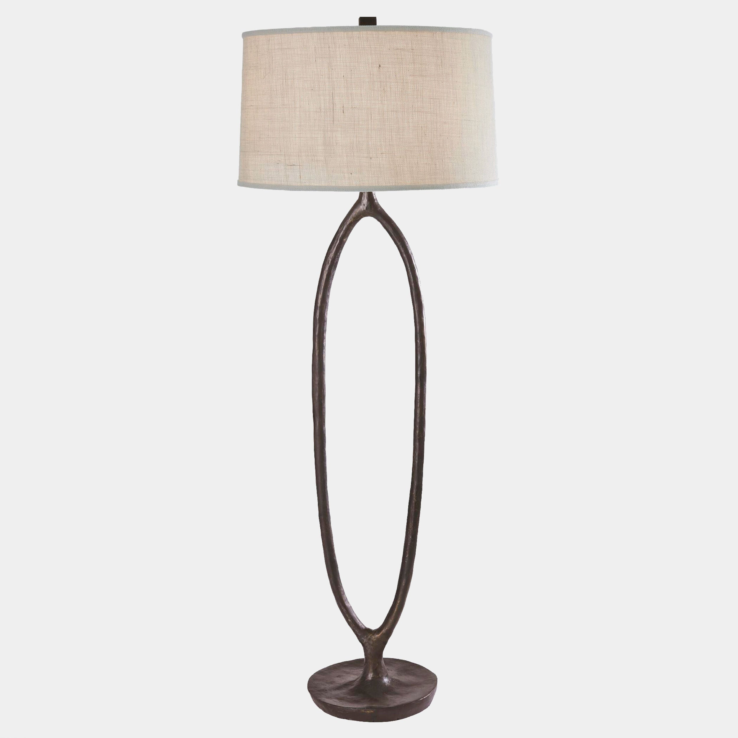 Ellipse Floor Lamp-Bronze